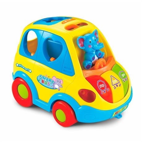 

Музыкальная машинка-сортер Hola Toys Умный автобус