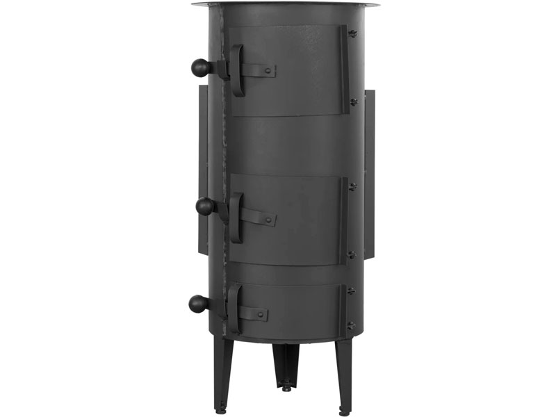 

Печь на дровах круглая с конфоркой 6 кВт Ackerman w3 PW3 340х700х380 мм
