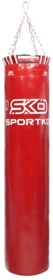 Акція на Мешок боксёрский Sportko PVC 150 см с кольцом Красный (SP-6448P05) від Rozetka UA