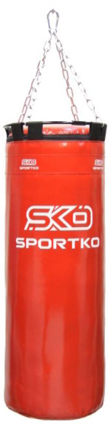 Акция на Мешок боксёрский Sportko Бочонок PVC 75 см с кольцом Красный (SP-6479P6-1) от Rozetka UA