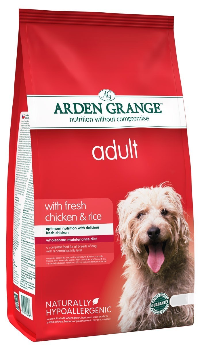 

Сухой корм Arden Grange Adult Сhicken (Арден Грендж Эдалт) для взрослых собак всех пород (курица и рис) 12 кг