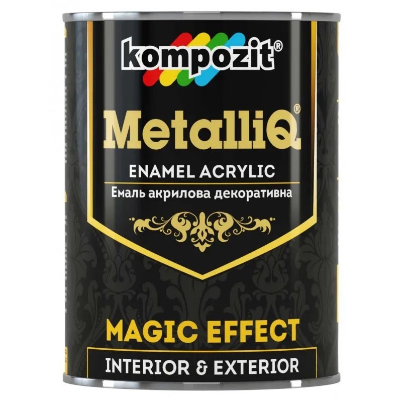 

Емаль акрилова METALLIQ KOMPOZIT Бронза 0.9кг
