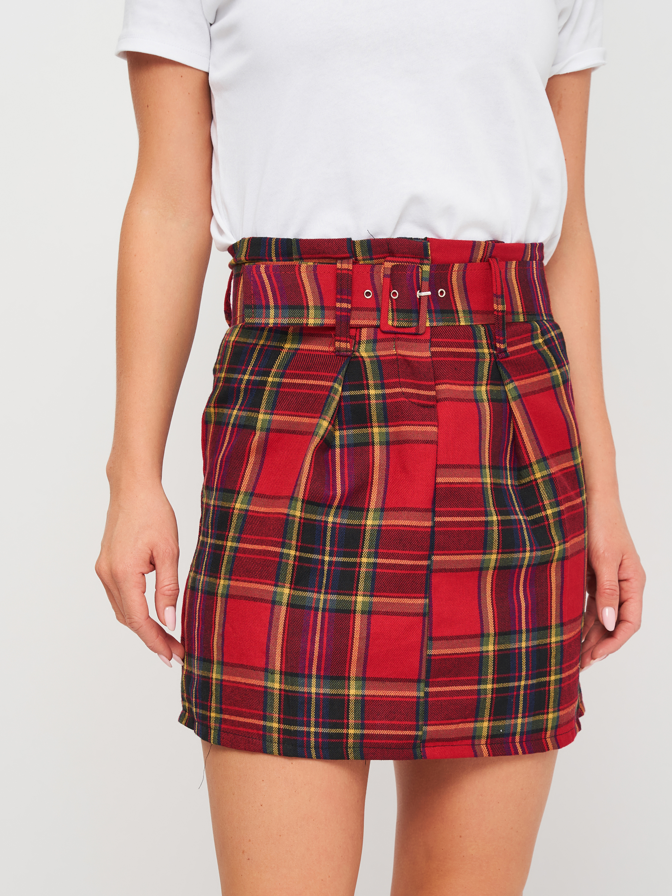 

Юбка Missguided XAZ204071SJSM 36 Красная