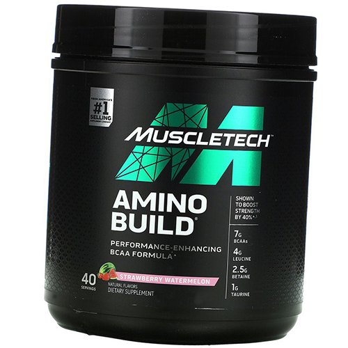 

ВСАА с Электролитами, Amino Build, Muscle Tech 600г Клубника-арбуз (28098001)