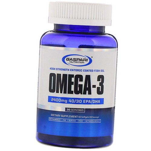 

Рыбий жир, Омега 3, Omega-3, Gaspari Nutrition 60гелкапс (67161001)