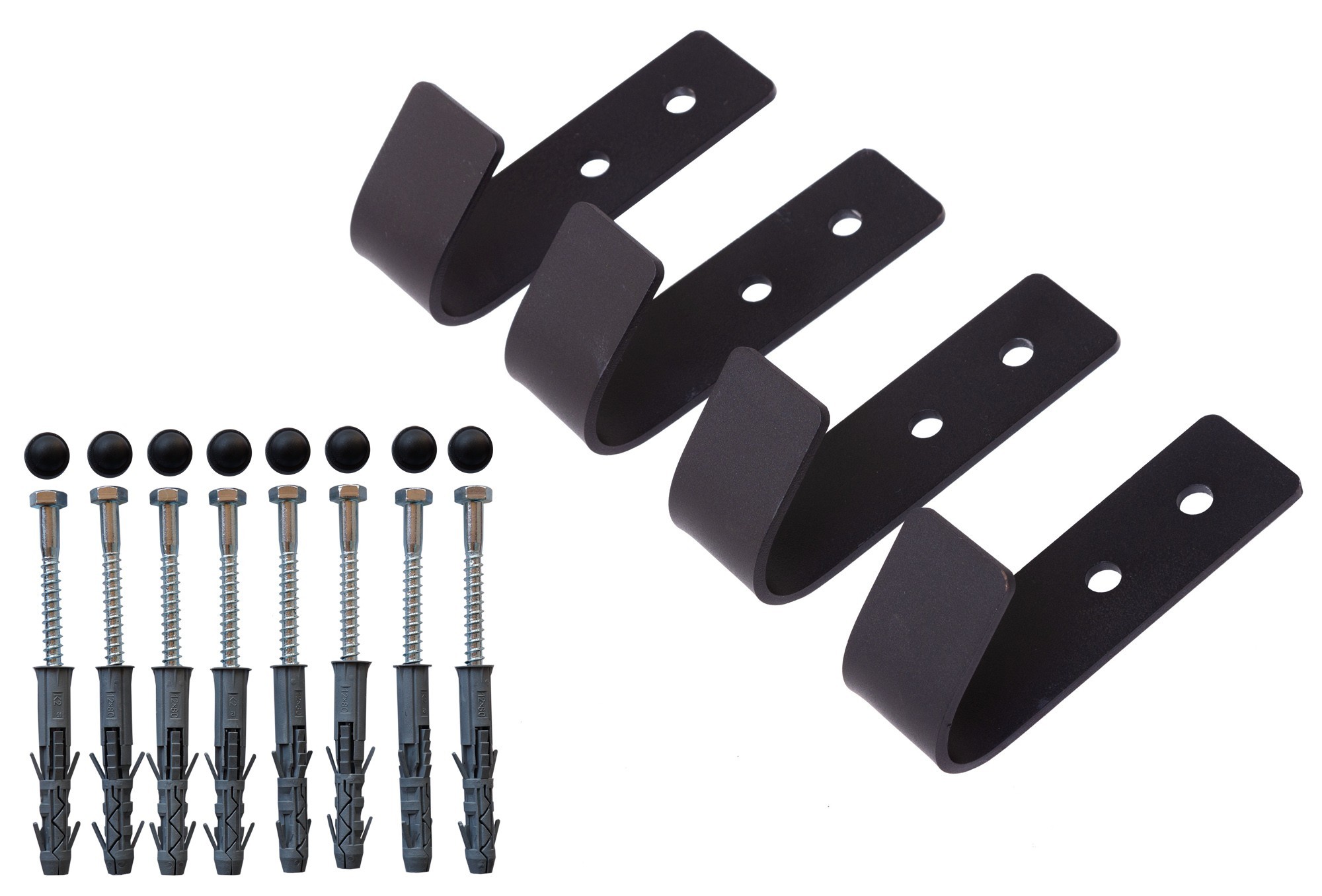 

Набор усиленных креплений на два отверстия для навесного настенного турника, GiaSport