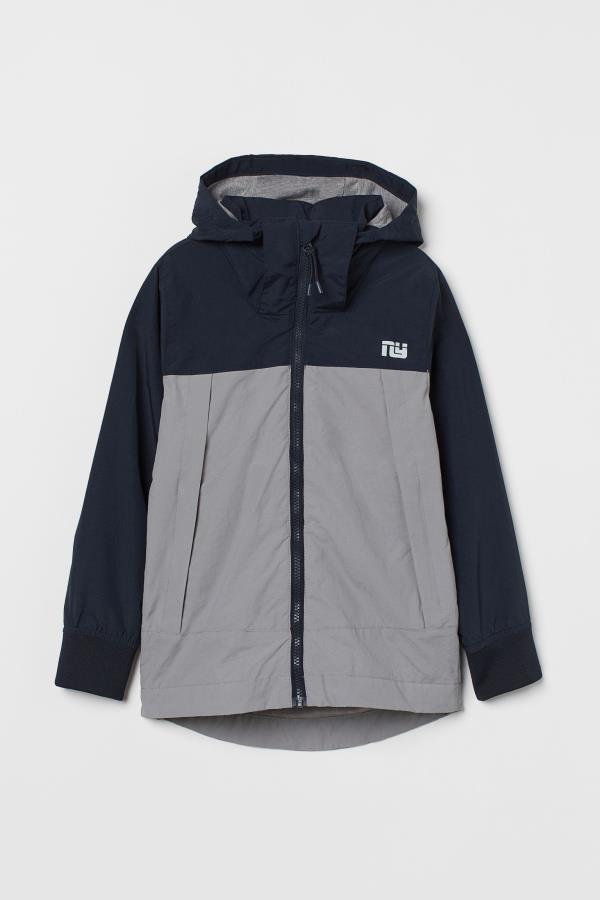 

Куртка-вітровка H&M пх5815 синій, сірий 134