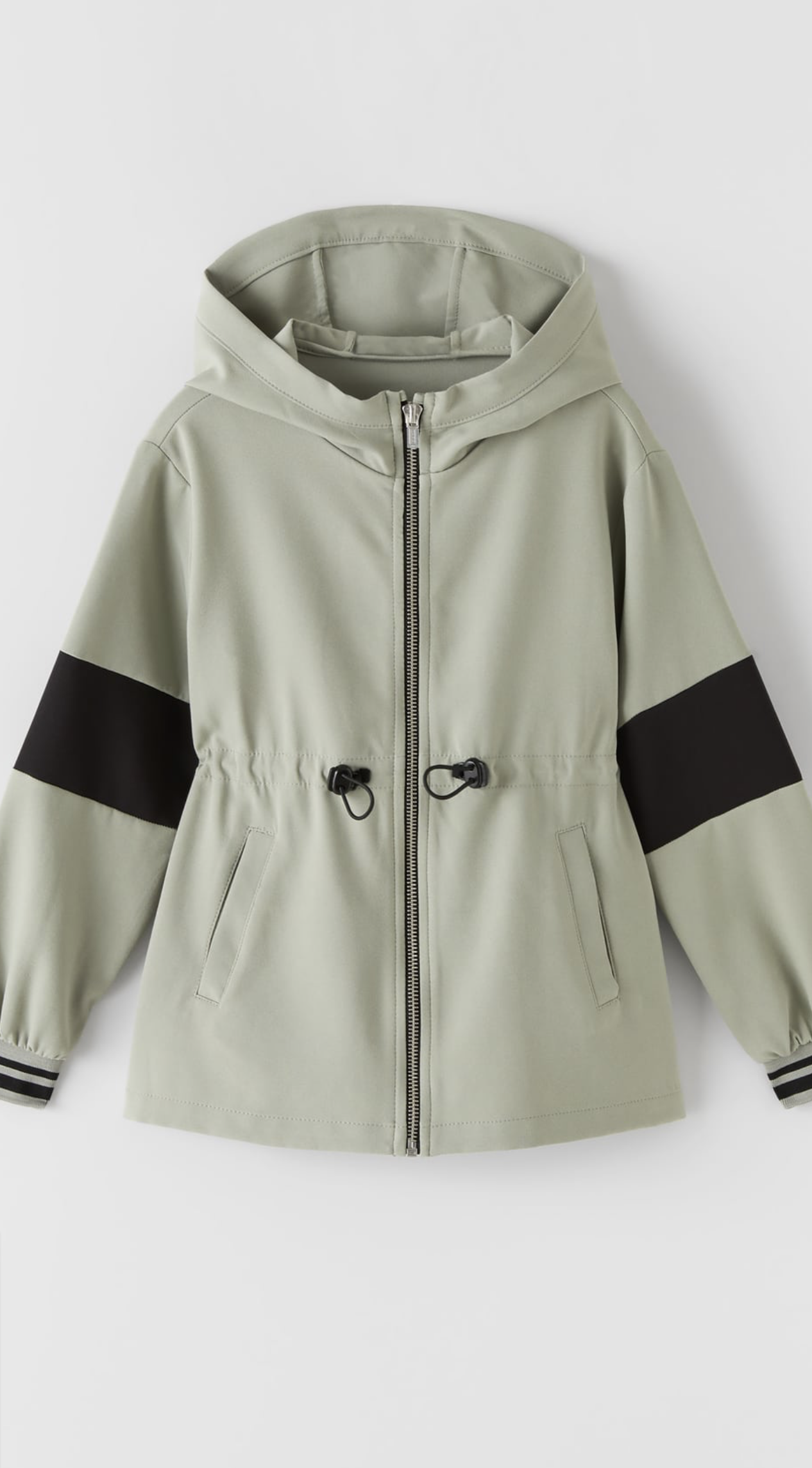 

Толстовка ZARA ПД4580 оливковий блискавка 152
