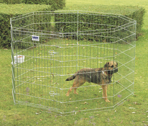 

ДОГ ПАРК (Dog Park) вольер для щенков, цинк, 8 панелей 61x61 см I черный Savik BGL-SA-42