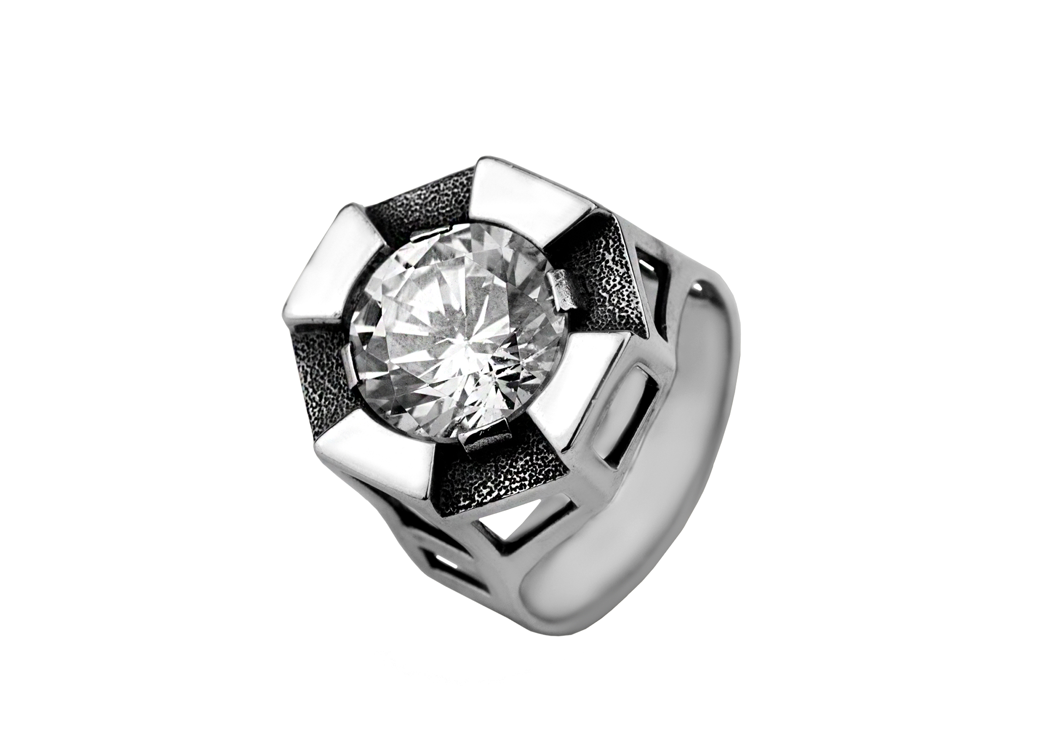 

Печатка серебряная с цирконием Марселина 2111473, 20 размер