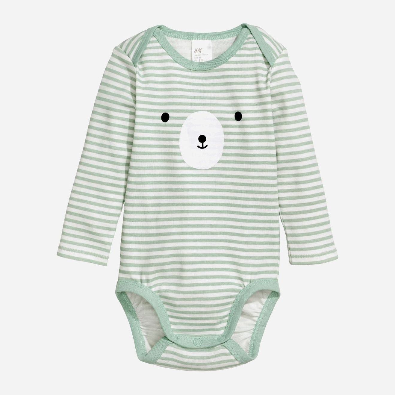 

Боди H&M 0551413 56 см Зеленое