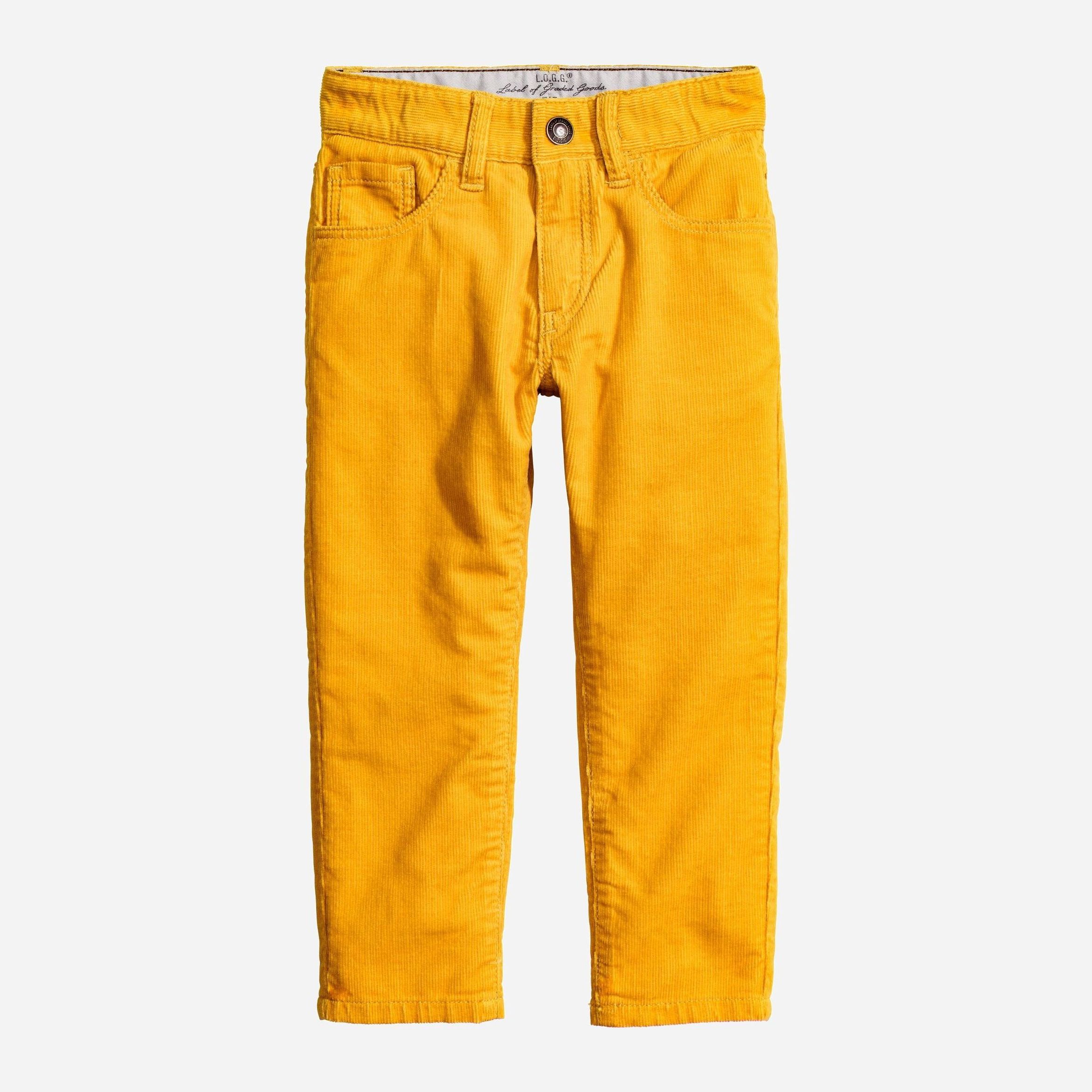 

Брюки вельветовые H&M 0417353 110 см Желтые (EZH2000000159621)