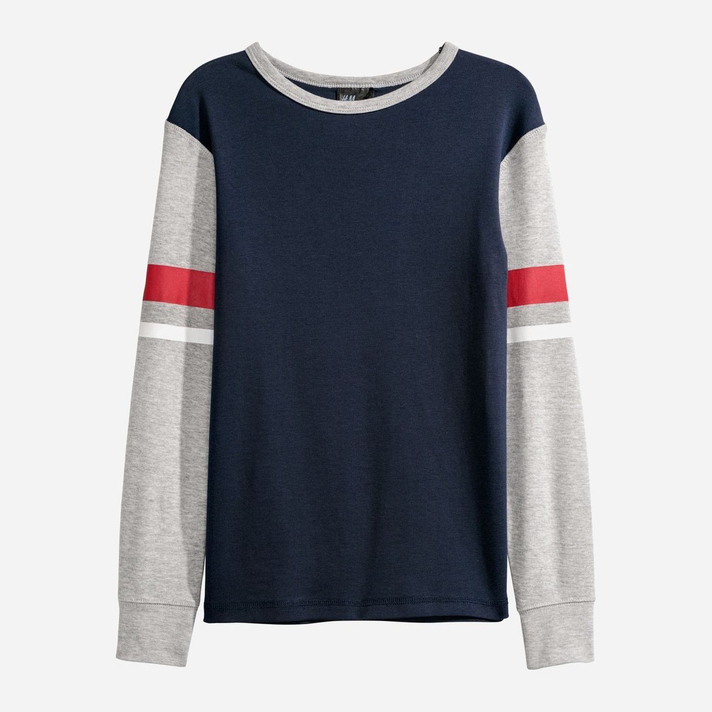 

Футболка с длинными рукавами H&M 8353596 158-164 см Темо-синий
