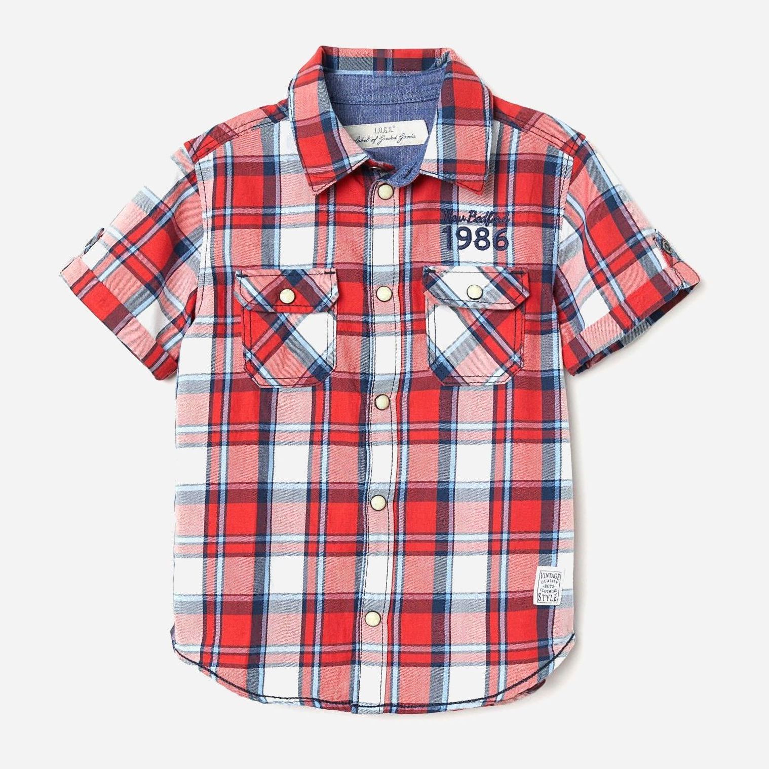 

Рубашка H&M 9968014 122 см Красный
