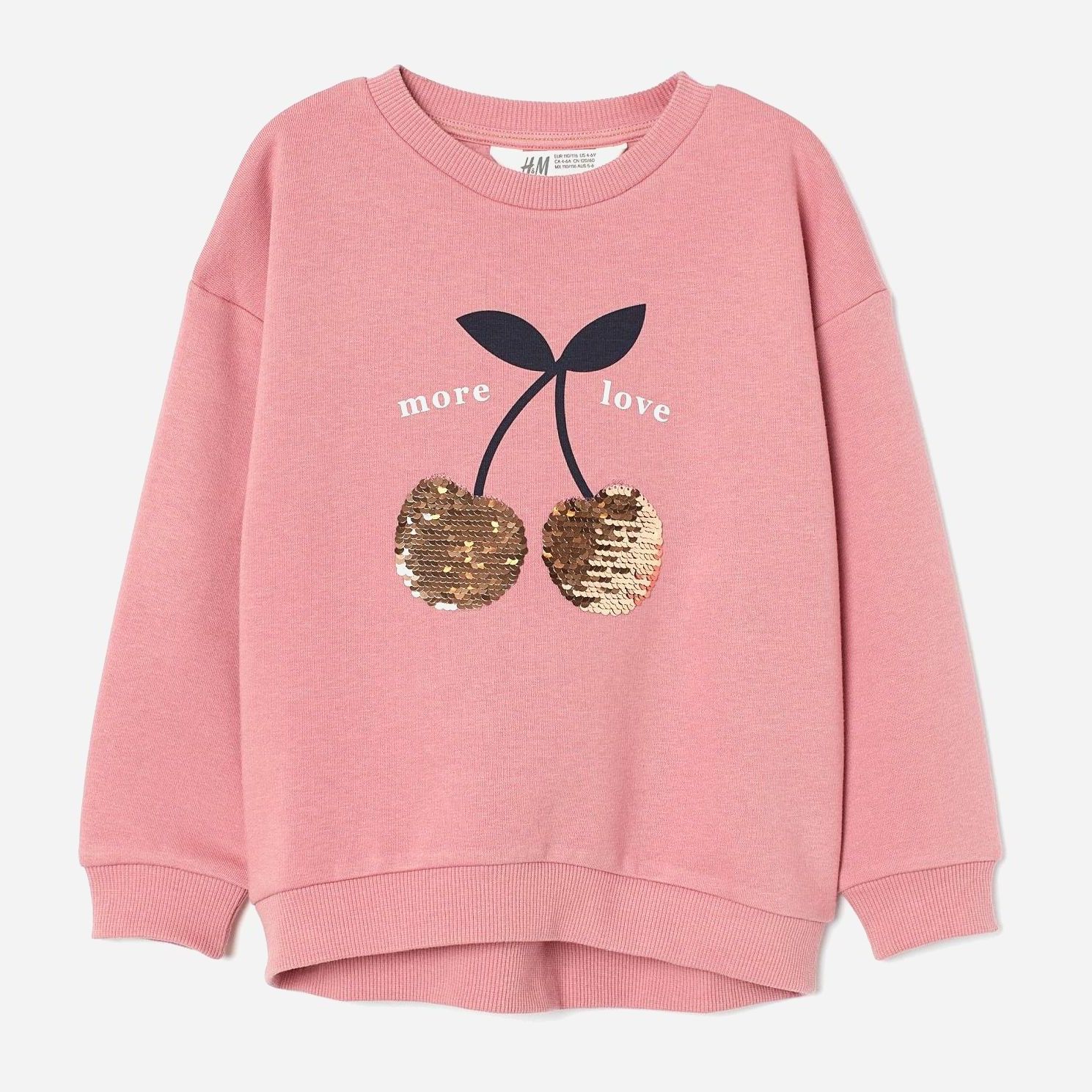 

Свитшот H&M 8242022 134-140 см Розовый