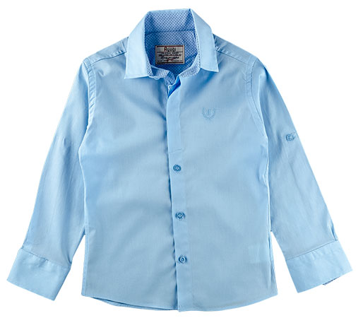 

Рубашка для мальчика A-YUGI 18090 116 см голубой1