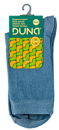 

Носочки детские DUNA 4В 456 22 - 24 (обувь 35 - 38) см серо-голубой
