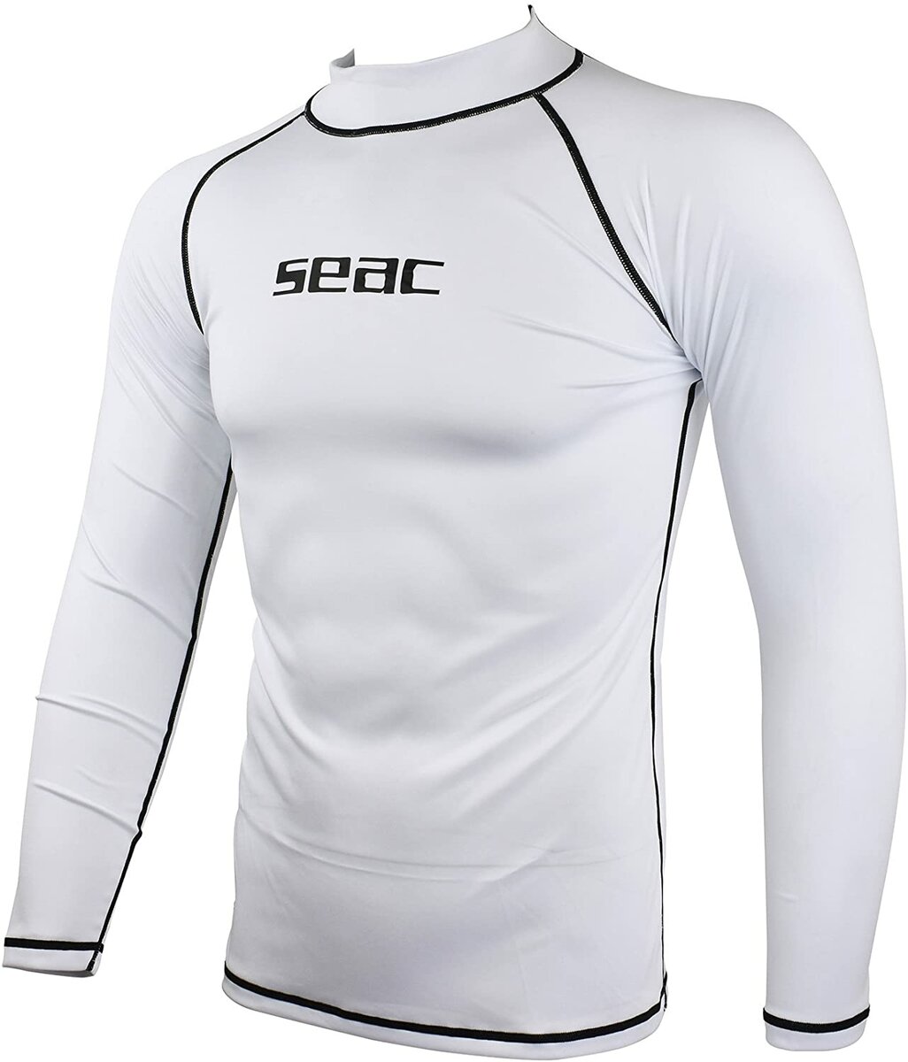 

Теніска сонцезахисна Seac RASH GUARD T-SUN довгий рукав чоловічий білий XL (1550015011105A)