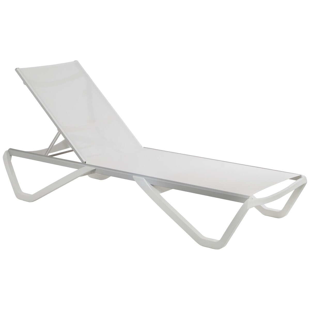 

Раскладной шезлонг Aquaviva Wave (191 х 71.5 х 30 см) белый