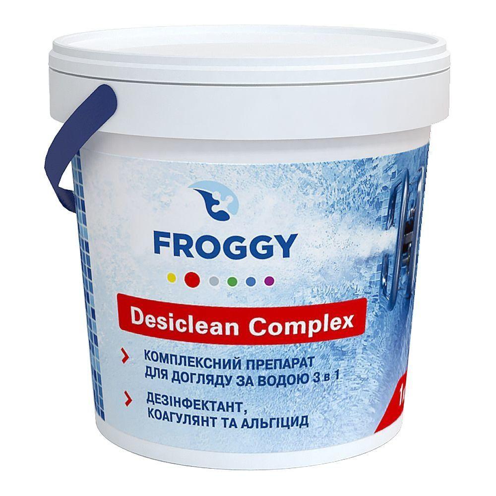 

Хлорные таблетки для бассейна 3 в 1 Froggy Desiclean Complex 20 (4 кг) для регулярной обработки воды