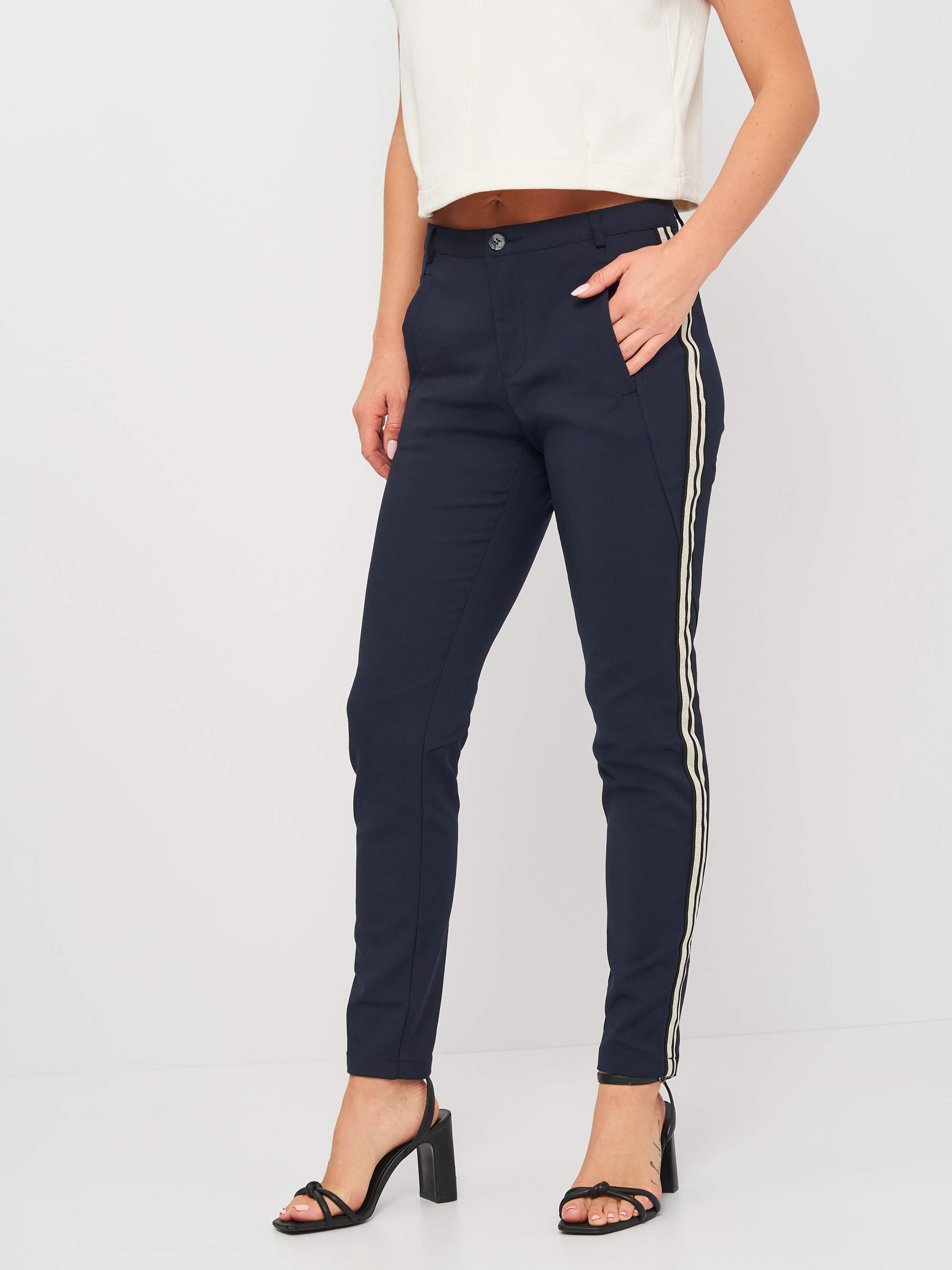 

Брюки co’couture XAZ176751UTHU L Темно-синие
