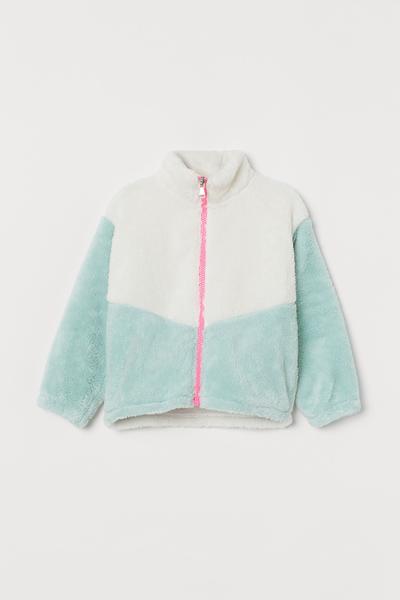 

Флисовая куртка H&M 110/116 (120/60) Белый /Бирюзовый (0942987001)