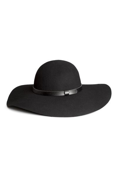 

Шерстяная шляпа H&M M/56 Черный