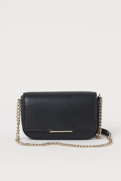 

Маленькая сумочка на плечо H&M 4x10x17 см. Черный