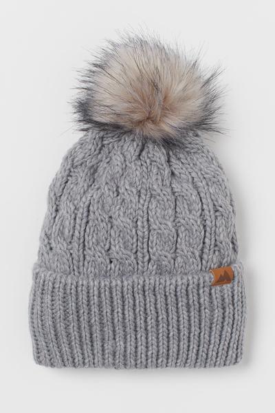 

Вязаная шапка H&M 92/104 (50-51) Серый