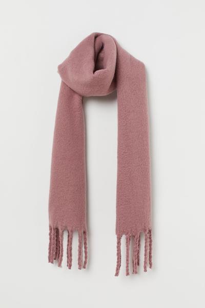 

Палантин H&M 200х35 Винтажный розовый