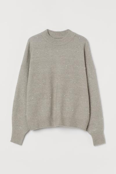 

Джемпер с заклепками H&M XS (160/80А) Серый