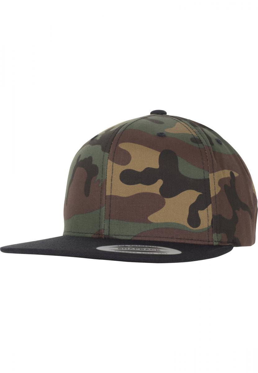 

Кепка Snapback Flexfit универсальная камуфляжная с черным козырьком, Кепка Snapback Flexfit универсальная камуфляжная с черным козырьком One size