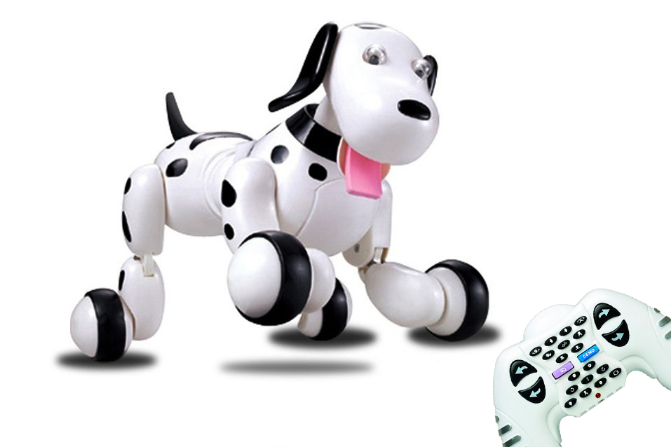 

Робот собака на радиоуправлении Happy Cow Smart Dog (черный)