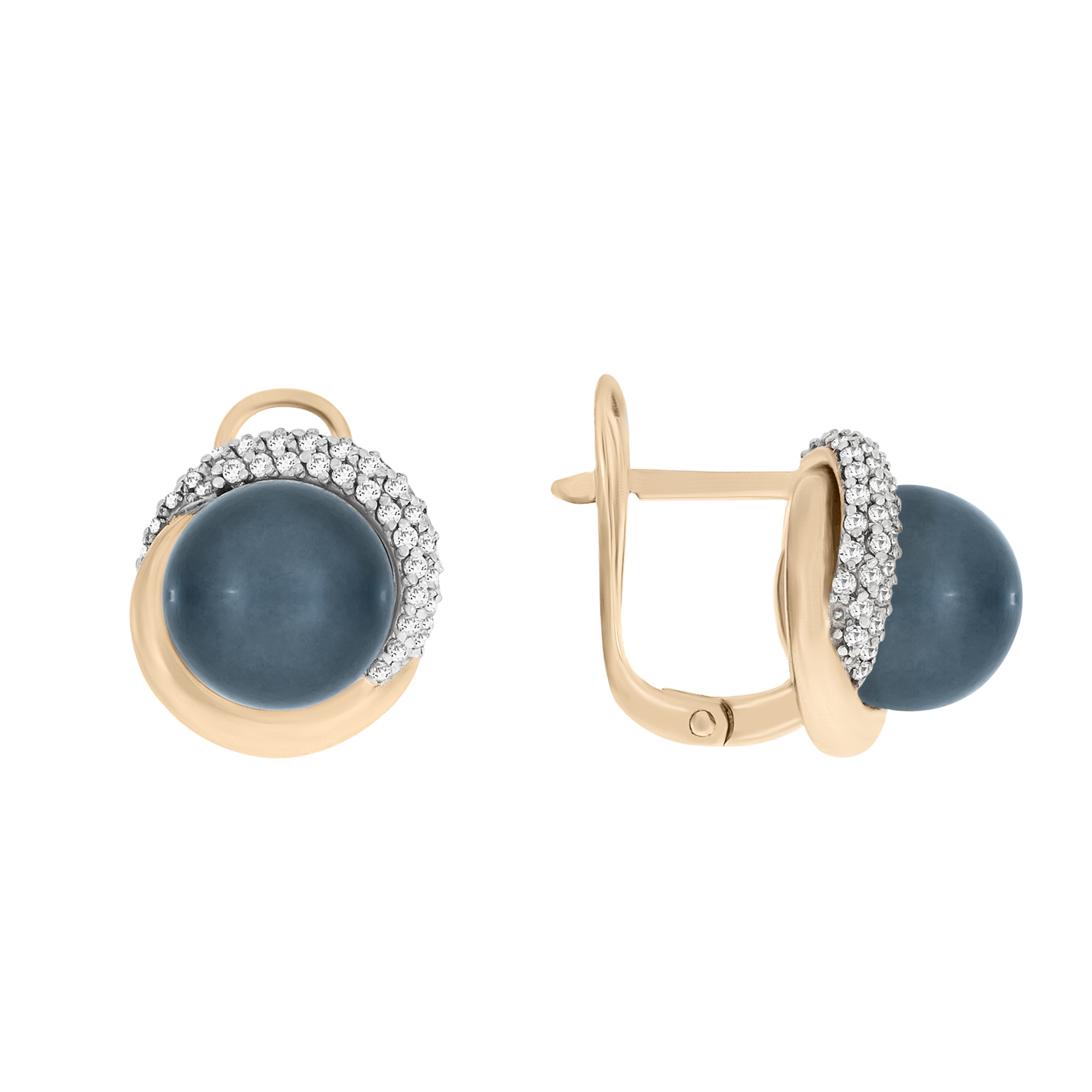 

Серьги в красном золоте с жемчугом КАМЕЯ 24800911.173.2191013101