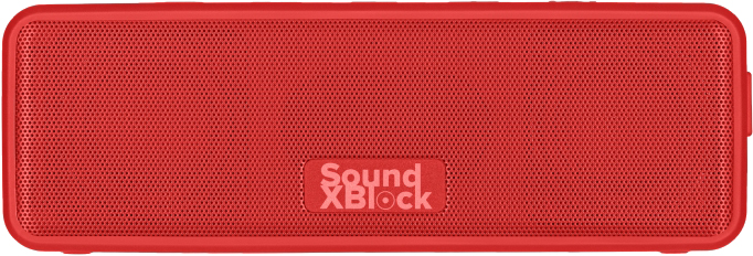 Акція на Акустическая система 2E SoundXBlock TWS, MP3, Wireless, Waterproof Red (2E-BSSXBWRD) від Rozetka UA