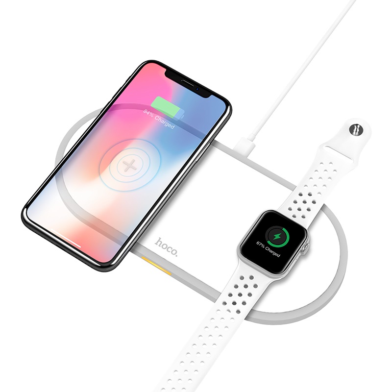 

Зарядка QI Hoco Wisdom 2-in-1 Iphone/watch charger CW20