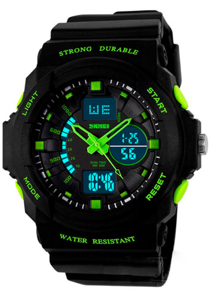 

Мужские часы Skmei 1061 Green BOX