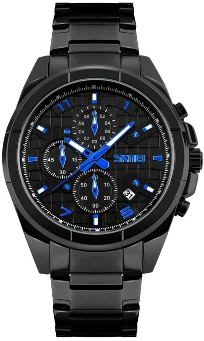 

Мужские часы Skmei 9109 Black Black Dail BOX