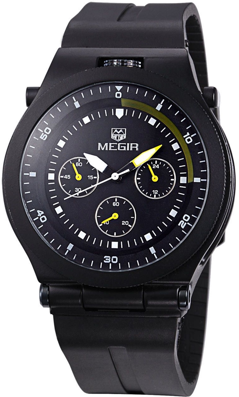 

Мужские часы Megir Black MG3003 (MN3003G-BK-1)