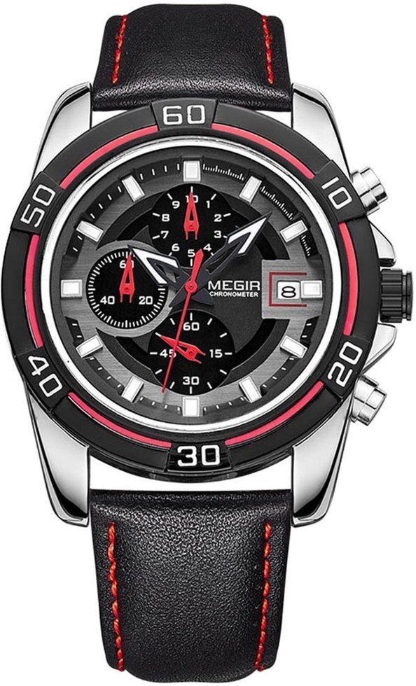 

Мужские часы Megir Black MG2023 (ML2023G-BK-1)