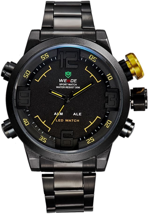 

Мужские часы Weide Yellow WH2309B-3C SS (WH2309B-3C)