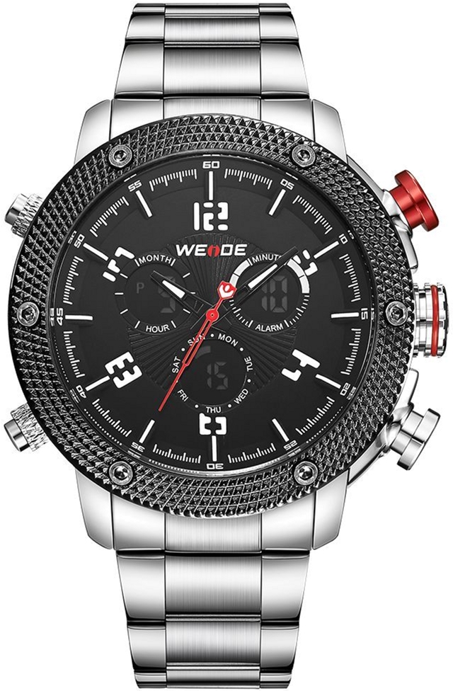 

Мужские часы Weide Black WH5206-1C SS (WH5206-1C)