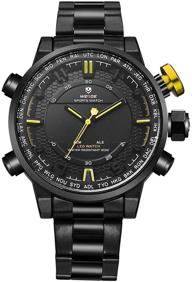 

Мужские часы Weide Yellow WH6402B-3C SS (WH6402B-3C)