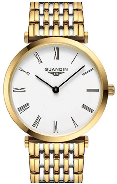 

Мужские часы Guanqin Gold-White-GoldSilver GQ90086 CS