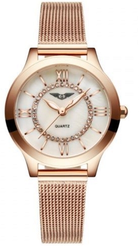 

Женские часы Guanqin Gold-White-Gold Roman GS19042 CS