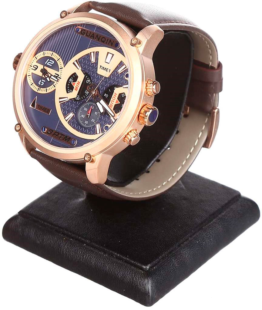 

Мужские часы Guanqin Gold-Blue-Brown GS19076 CL