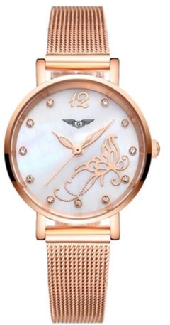

Женские часы Guanqin Gold-White-Gold Flower GS19042 CS