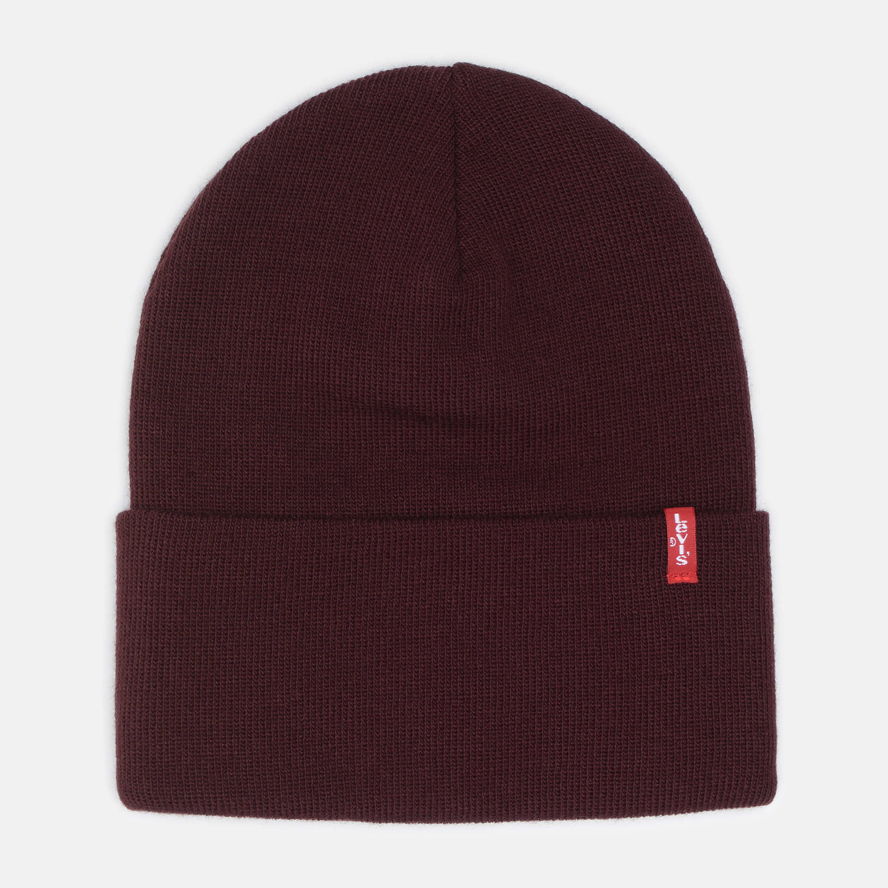 

Шапка Levi's Slouchy red tab beanie 223878-11-84 Dark Bordeaux