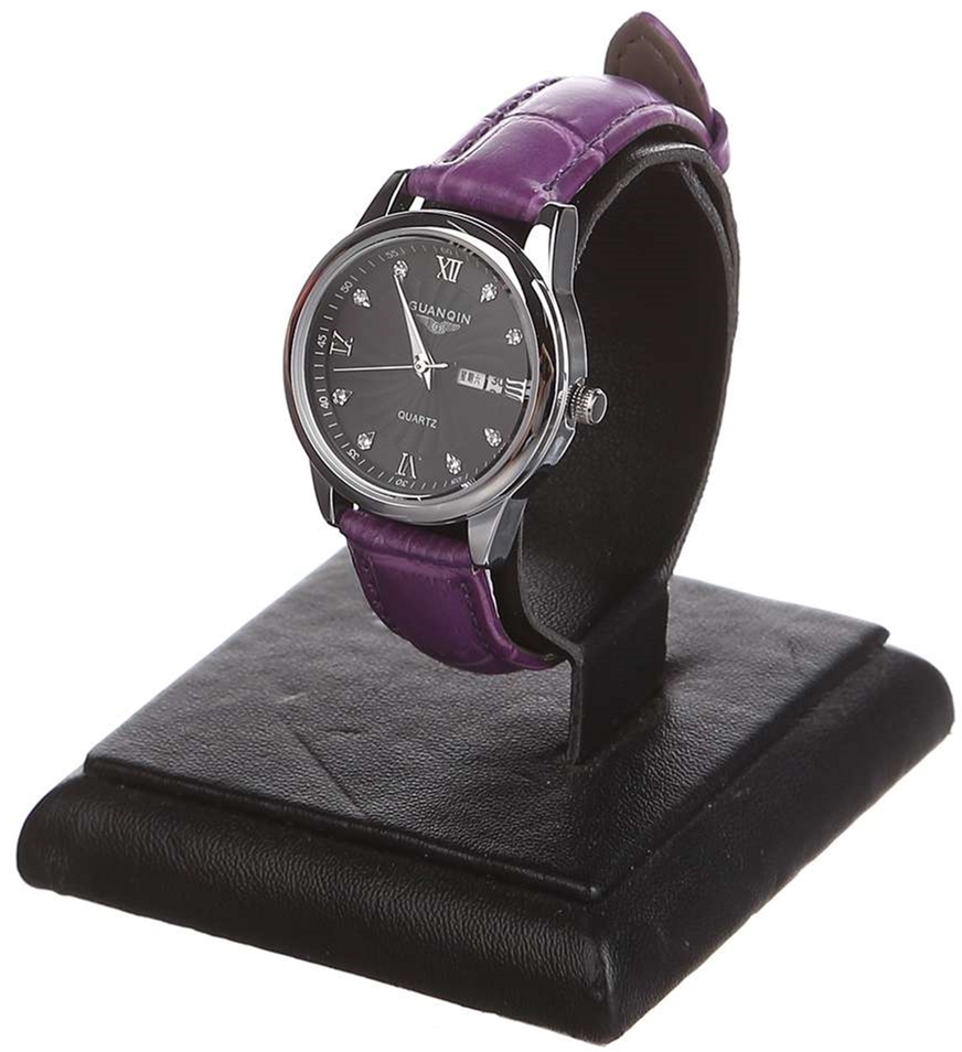 

Женские часы Guanqin Silver-Black-Purple GQ80007-AV CL (GQ80007-AVSBP)