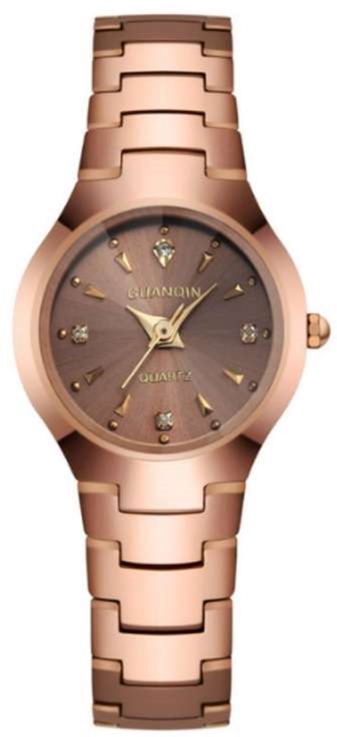 

Женские часы Guanqin Gold-Brown-Gold GQ30018 CS
